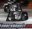 TD® Crystal Headlights + Corner Lights Set (Black) - 02-05 Ford Explorer 4dr (Exc. Sport & Sport Trac)