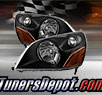 TD® Crystal Headlights (Black) - 03-05 Honda Pilot