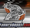 TD® Crystal Headlights (Chrome) - 03-05 Honda Pilot