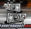 TD® Crystal Headlights (Chrome) - 06-13 Honda Ridgeline