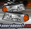 TD® Crystal Headlights (Chrome) - 98-02 Lincoln Navigator