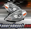 TD® Crystal Headlights (Chrome) - 07-12 Nissan Versa