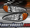 TD® Crystal Headlights (Chrome) - 99-05 Pontiac Grand Am