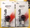 NOKYA® Hyper Red Rear Turn Signal Light Bulbs - 2009 Chevy Equinox 