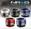 NRG® Steering Wheel Quick Release (Gen 2) - Gold / Titanium Ring (6 Bolt)