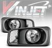 WINJET® OEM Style Fog Light Kit (Smoke) - 99-00 Honda Civic Si & Type R