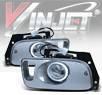 WINJET® OEM Style Fog Light Kit (Clear) - 92-95 Honda Civic 2/3dr