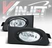 WINJET® OEM Style Fog Light Kit (Clear) - 01-03 Honda Civic 2/4dr