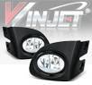 WINJET® OEM Style Fog Light Kit (Clear) - 02-05 Honda Civic Si 3dr
