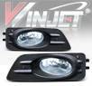 WINJET® OEM Style Fog Light Kit (Clear) - 06-07 Honda Accord 4dr
