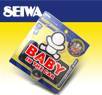 SEIWA® JDM Bobble Baby on Board Badge - Baby in the Car (window hanger with suction cup)