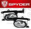 Spyder® OEM Fog Lights (Clear) - 06-07 Honda Civic 2dr. (Factory Style)