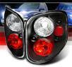 SPEC-D® Altezza Tail Lights (Black) - 97-00 Ford F-150 F150 Supercrew Truck 