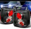 SPEC-D® Altezza Tail Lights (Black) - 97-00 VW Volkswagen Passat 5dr 