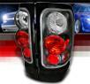 SPEC-D® Altezza Tail Lights (Black) - 94-01 Dodge Ram Truck 