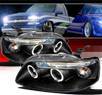 SPEC-D® Halo Projector Headlights (Black) - 04-06 Chevy Aveo 4dr Sedan