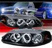 SPEC-D® Halo LED Projector Headlights (Black) - 92-95 Honda Civic All (incl. EG Hatch)