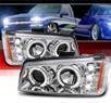 SPEC-D® Halo Projector Headlights - 03-06 Chevy Silverado