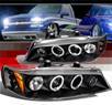 SPEC-D® Halo LED Projector Headlights (Black) - 94-97 Honda Accord