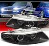 SPEC-D® Halo LED Projector Headlights (Black) - 97-00 Dodge Avenger