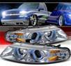 SPEC-D® Halo LED Projector Headlights - 97-00 Dodge Avenger