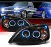 SPEC-D® Halo LED Projector Headlights (Black) - 01-03 Honda Civic