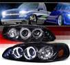 SPEC-D® Halo LED Projector Headlights (Glossy Black) - 92-95 Honda Civic 2/3dr