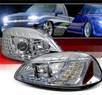 SPEC-D® DRL LED Projector Headlights - 96-98 Honda Civic (Version 2)