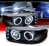 SPEC-D® Halo LED Projector Headlights (Black) - 2007 GMC Sierra Classic