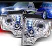 SPEC-D® Halo LED Projector Headlights - 09-13 Ford F150 F-150