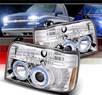 SPEC-D® Halo Projector Headlights - 92-96 Ford F450 F-450