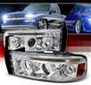 SPEC-D® Halo LED Projector Headlights - 94-01 Dodge Ram 2500 / 3500 Pickup