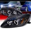 SPEC-D® Halo LED Projector Headlights (Black) - 00-03 Honda S2000