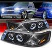 SPEC-D® Halo LED Projector Headlights (Black) - 95-99 Nissan Sentra