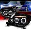 SPEC-D® Halo LED Projector Headlights (Glossy Black) - 05-11 Toyota Tacoma