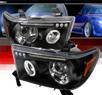 SPEC-D® Halo LED Projector Headlights (Black) - 07-11 Toyota Tundra