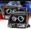 SPEC-D® Halo LED Projector Headlights (Black) - 05-12 Nissan Xterra