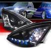 SPEC-D® DRL LED Projector Headlights (Black) - 00-04 Ford Focus