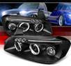SPEC-D® Halo LED Projector Headlights (Black) - 00-01 Nissan Maxima