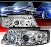 SPEC-D® Halo LED Projector Headlights - 97-00 VW Volkswagen Passat
