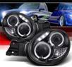 SPEC-D® Halo LED Projector Headlights (Black) - 02-03 Subaru Impreza (Incl. WRX/RS)