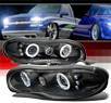 SPEC-D® Halo Projector Headlights (Black) - 98-02 Chevy Camaro