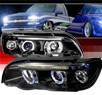 SPEC-D® Halo Projector Headlights (Black) - 01-03 BMW X5 E53