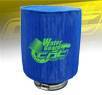 CPT Universal Water Guard Short Ram Cold Air Intake Pre-Filter Air Filter Cover (Blue) - Large
