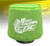 CPT Universal Water Guard Short Ram Cold Air Intake Pre-Filter Air Filter Cover (Neon Green) - Small
