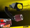 K&N® Air Filter + CPT® Cold Air Intake System (Black) - 14-16 BMW 435i F32/F33 Convertible 3.0L 6cyl Automatic only