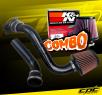 K&N® Air Filter + CPT® Cold Air Intake System (Black) - 00-05 Mitsubishi Eclipse RS/GS 2.4L 4cyl
