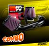 K&N® Air Filter + CPT® Cold Air Intake System (Black) - 09-15 Mitsubishi Lancer 2.4L  4cyl Non-Turbo (AUTOMATIC TRANSMISSION ONLY)