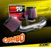 K&N® Air Filter + CPT® Cold Air Intake System (Polish) - 09-15 Mitsubishi Lancer 2.4L (AUTOMATIC TRANSMISSION ONLY) 4cyl Non-Turbo