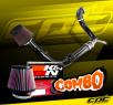 K&N® Air Filter + CPT® Cold Air Intake System (Black) - 00-04 Ford Focus 2.0L 4cyl DOHC